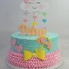 Arquivo de Corte Topo de Bolo Chuva de Amor em Camadas - Image 2