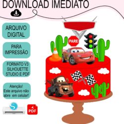 Studio/pdf Arquivo de Corte Topo de Bolo Roblox Menina -001