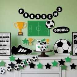 Arquivo de Corte Silhouette KIT FESTA Futebol Studio e PDF